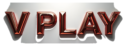 v play logo